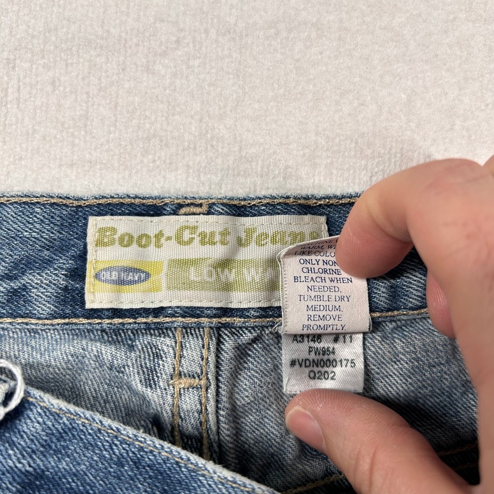 Vintage Old Navy Jeans Womens 12 Regular Bootcut Low Waist Cowboy Western Y2K - Picture 6 of 11